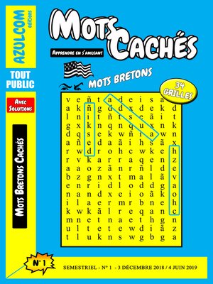 cover image of Mots Cachés--Mots Bretons